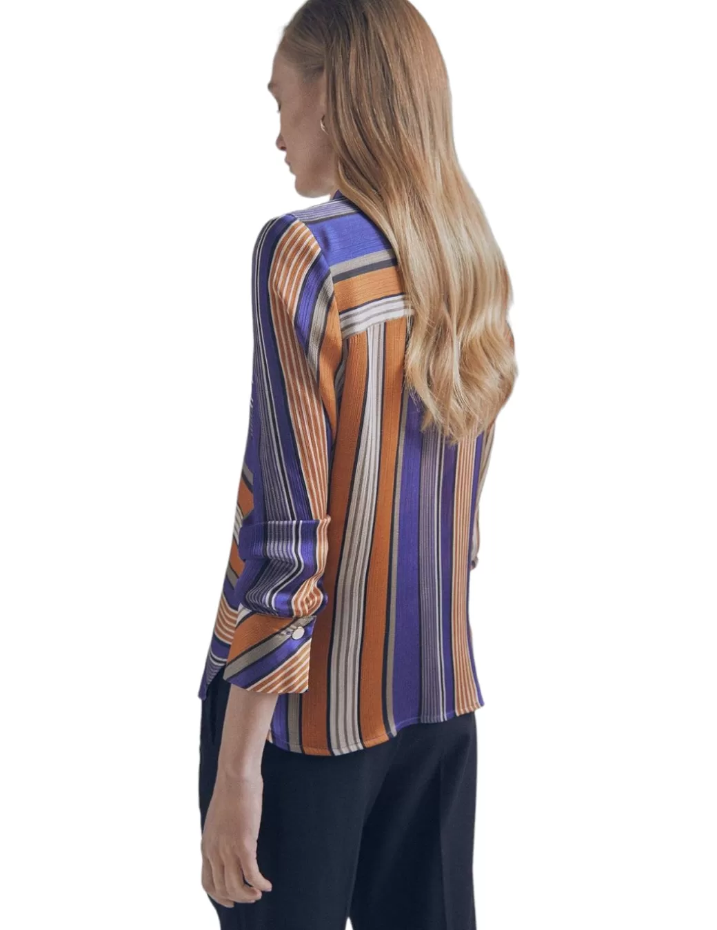 Fashion LOLA CASADEMUNT Camisa 32465024 Rayas Multicolor