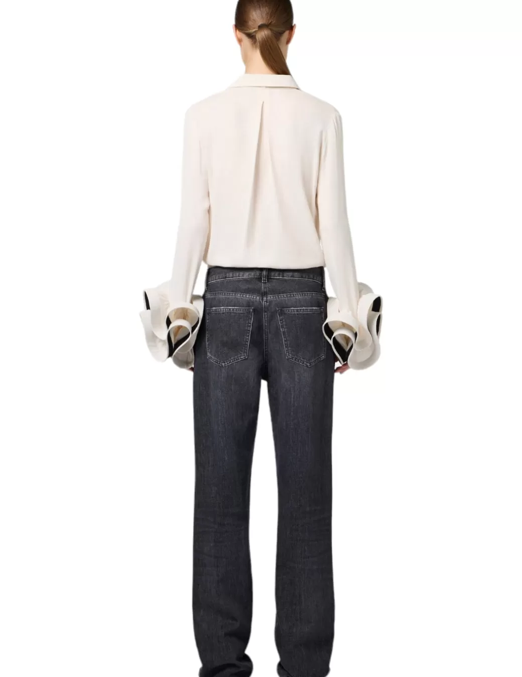 Outlet Elisabetta Franchi Camisa CAT9647E2 Crudo Beige