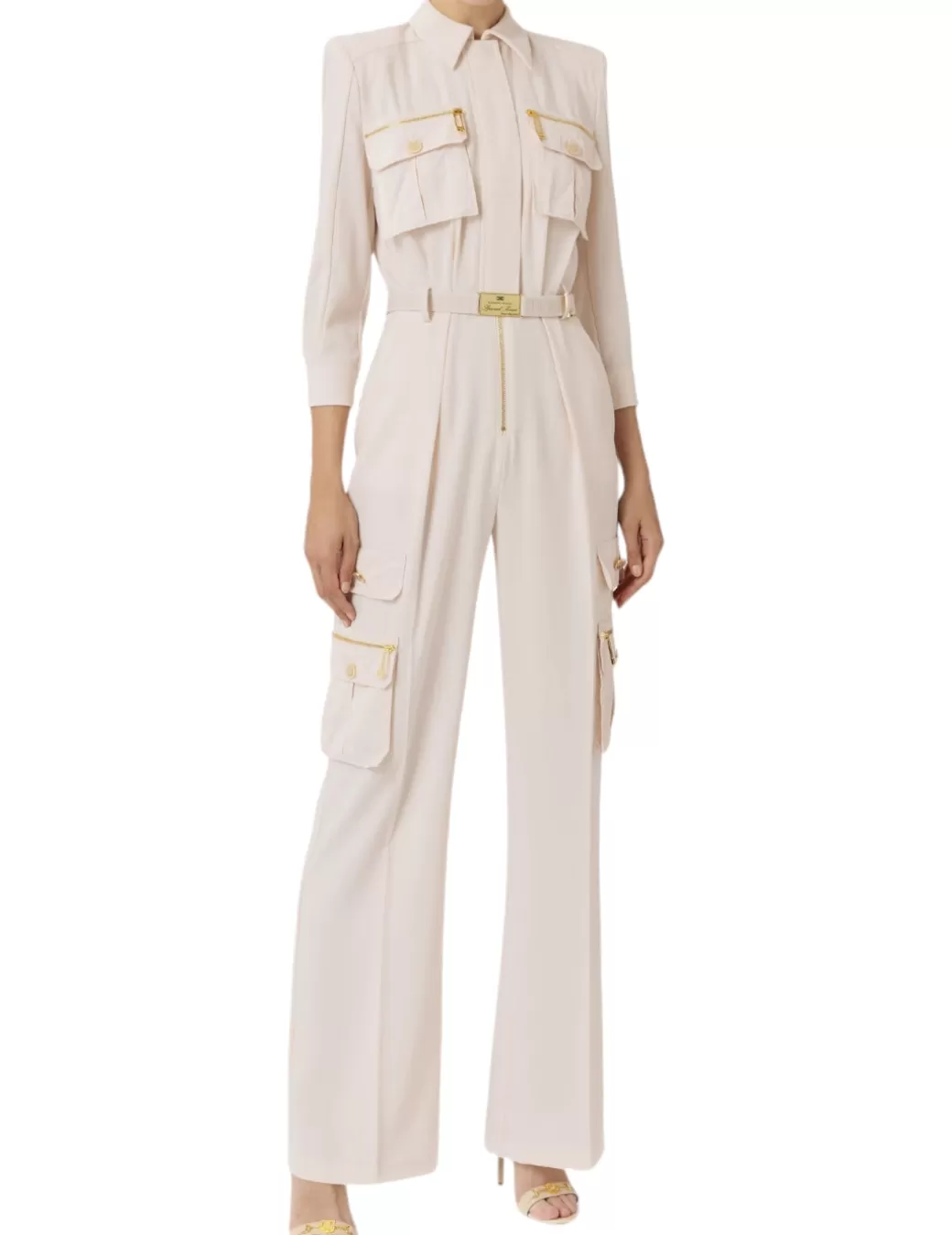 Outlet Elisabetta Franchi Mono TU02246E2 Crudo Beige