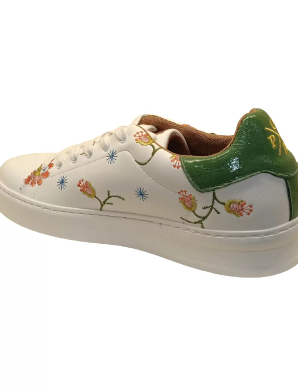 Cheap Popa Zapatilla Sneaker Vicort Flores Blanco